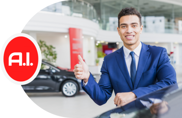 Virtual receptionist for auto dealers